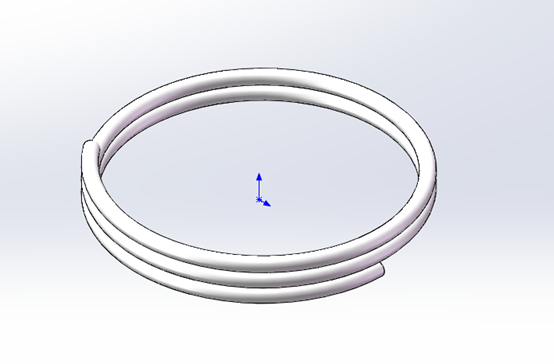 solidworks 建模 ——绘制草图  扫描 螺旋线 （教程12 两种方法绘制钥匙环 附视频）
